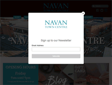 Tablet Screenshot of navantowncentre.ie